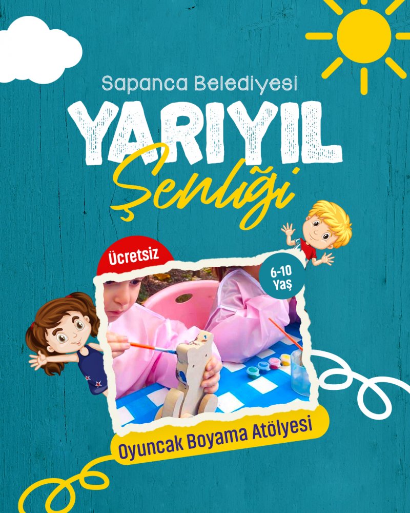 Ahşap Oyuncak Boyama Atölyesi