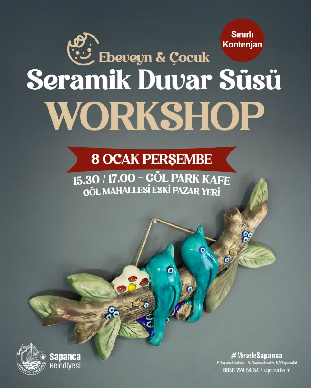 Seramik Duvar Süsü