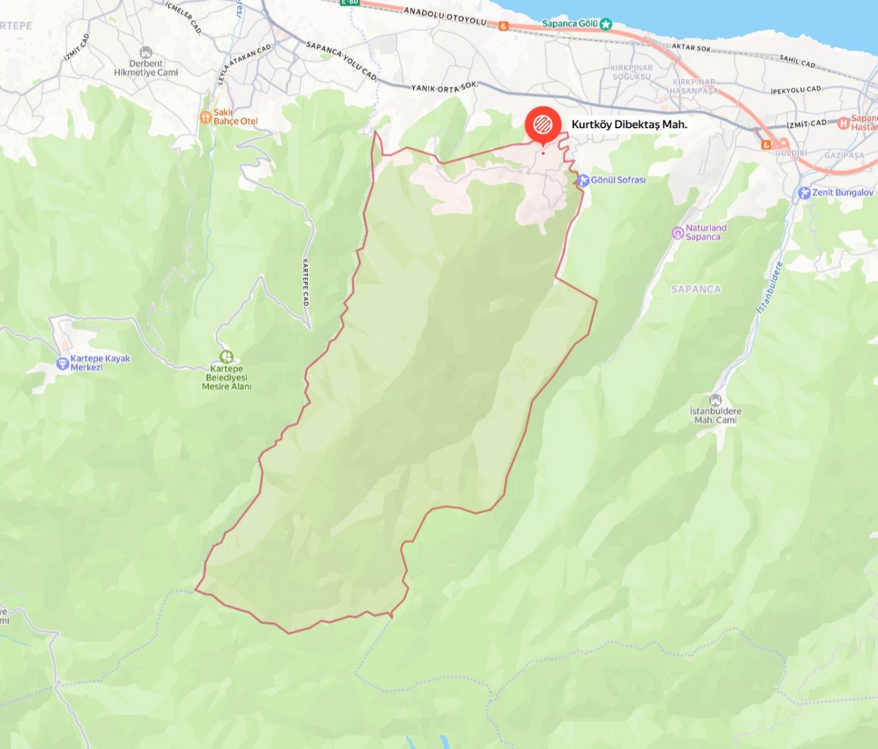 Kurtköy Dibektaş Mahallesi