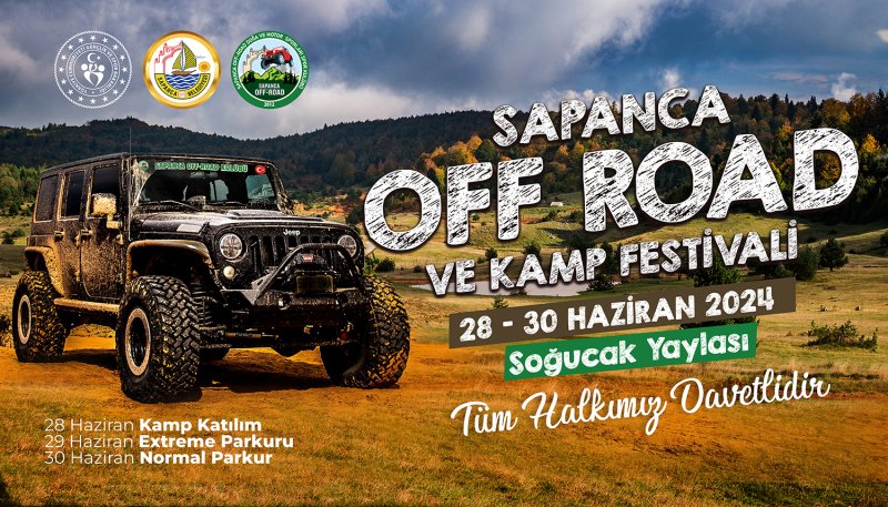 Sapanca’da Off-Road ve Kamp Festivali Başlıyor!